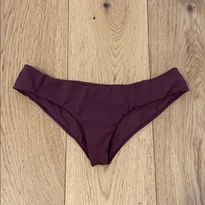 Boys+Arrows burgundy ‘Yaya’ bikini bottoms